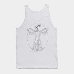 Sirenhead Vitruvian Man Tank Top